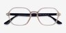 Ray-Ban RB4361V Clear Brown PlasticEyeglass Frames from EyeBuyDirect, Closed View