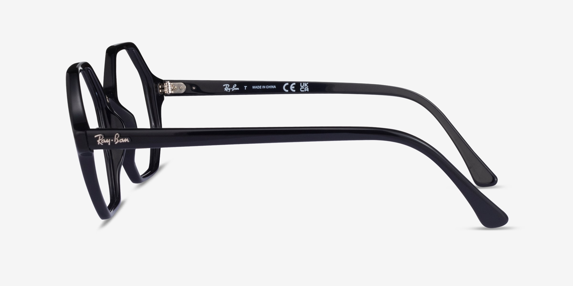 Ray-Ban RB5472 Britt - Square Black Frame Eyeglasses