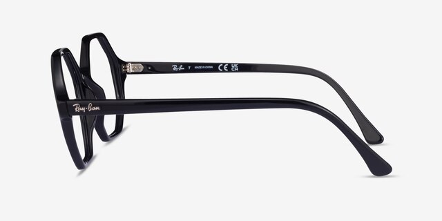 Ray-Ban RB5472 Britt Noir AcétateMontures de lunettes de vue d'EyeBuyDirect, Vue de Côté