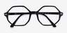 Ray-Ban RB5472 Britt Noir AcétateMontures de lunettes de vue d'EyeBuyDirect, Vue Rapprochée