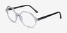 Ray-Ban RB5472 Britt Clear AcetateEyeglass Frames from EyeBuyDirect, Angle View