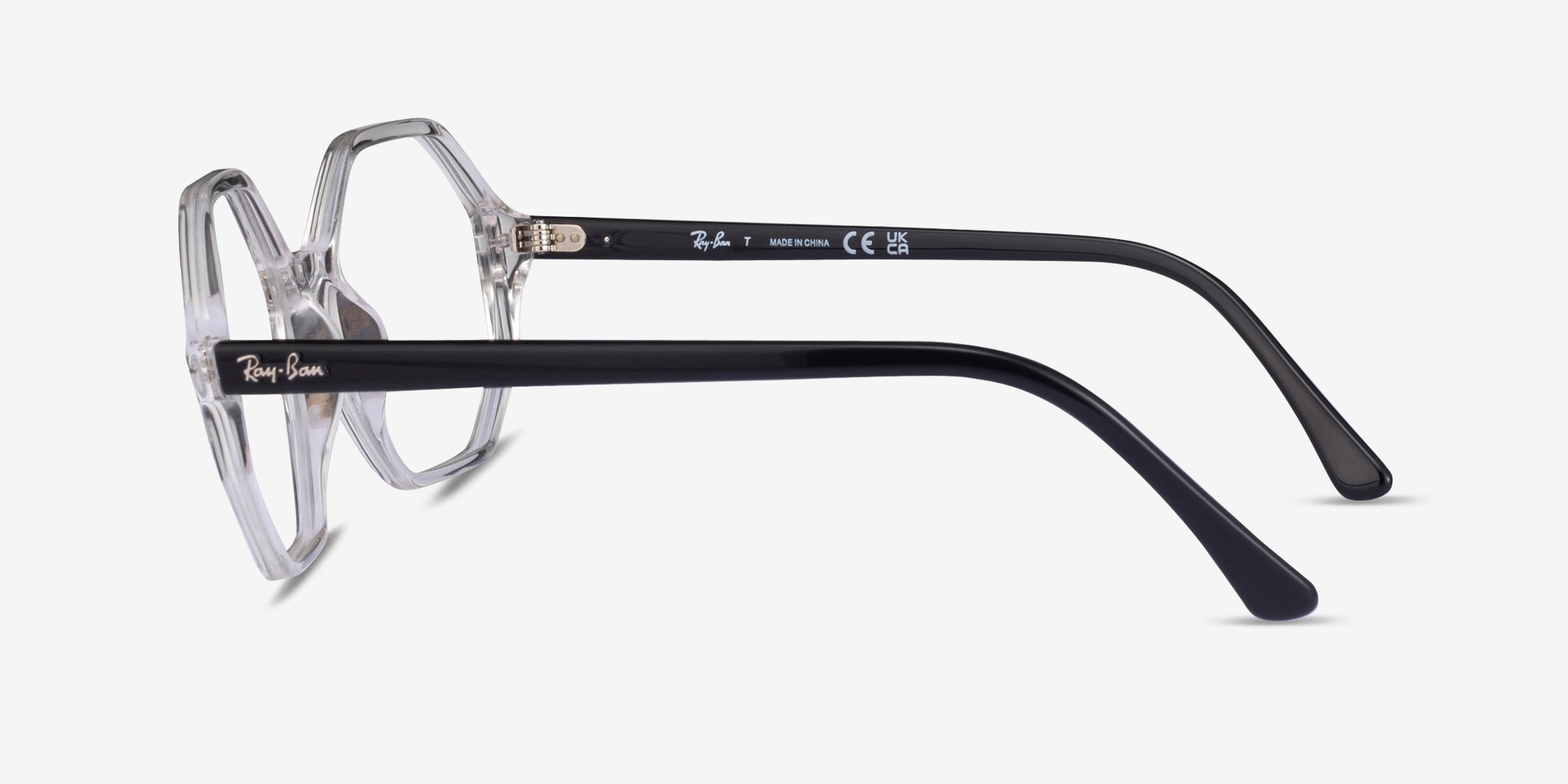 Ray-Ban RB5472 Britt - Square Clear Frame Eyeglasses | Eyebuydirect