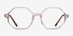 Ray-Ban RB5472 Britt Transparent Light Brown AcetateEyeglass Frames from EyeBuyDirect, Front View