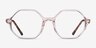 Ray-Ban RB5472 Britt Transparent Light Brown AcetateEyeglass Frames from EyeBuyDirect, Front View