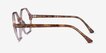 Ray-Ban RB5472 Britt Transparent Light Brown AcetateEyeglass Frames from EyeBuyDirect, Side View