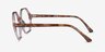 Ray-Ban RB5472 Britt Transparent Light Brown AcetateEyeglass Frames from EyeBuyDirect, Side View
