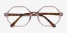 Ray-Ban RB5472 Britt Transparent Light Brown AcetateEyeglass Frames from EyeBuyDirect, Closed View