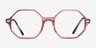 Ray-Ban RB5472 Britt Transparent Pink AcetateEyeglass Frames from EyeBuyDirect, Front View