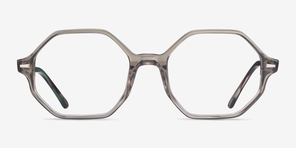 Ray-Ban RB5472 Britt Transparent Green Acétate Montures de lunettes de vue