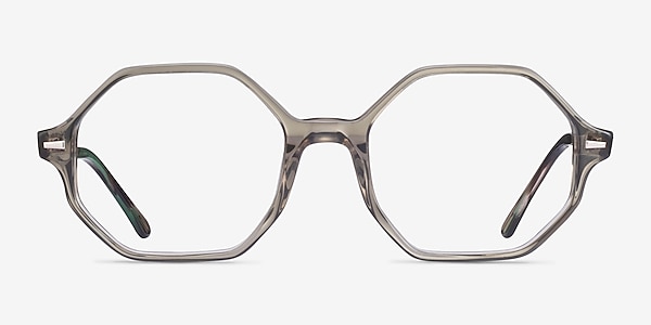 Ray-Ban RB5472 Britt Transparent Green Acetate Eyeglass Frames