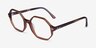 Ray-Ban RB5472 Britt Transparent Brown AcetateEyeglass Frames from EyeBuyDirect, Angle View