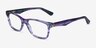 Vogue Eyewear VO2787 Striped Purple AcetateEyeglass Frames from EyeBuyDirect, Angle View