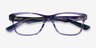 Vogue Eyewear VO2787 Striped Purple AcetateEyeglass Frames from EyeBuyDirect, Closed View