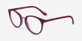 Vogue Eyewear VO5167 Rouge Plastique Montures de lunettes de vue d'EyeBuyDirect, Vue d'Angle