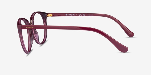 Vogue Eyewear VO5167 Red PlasticEyeglass Frames from EyeBuyDirect, Side View