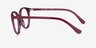 Vogue Eyewear VO5167 Red PlasticEyeglass Frames from EyeBuyDirect, Side View