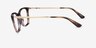 Vogue Eyewear VO5277 Transparent Tortoise PlasticEyeglass Frames from EyeBuyDirect, Side View