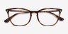 Vogue Eyewear VO5277 Transparent Tortoise PlasticEyeglass Frames from EyeBuyDirect, Closed View