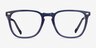 Vogue Eyewear VO5350 Transparent Blue AcetateEyeglass Frames from EyeBuyDirect, Front View
