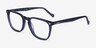 Vogue Eyewear VO5350 Transparent Blue AcetateEyeglass Frames from EyeBuyDirect, Angle View