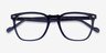 Vogue Eyewear VO5350 Transparent Blue AcetateEyeglass Frames from EyeBuyDirect, Closed View