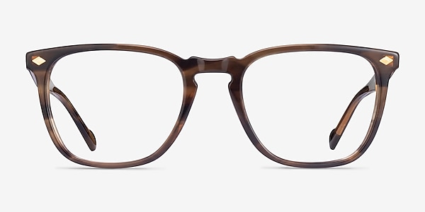 Vogue Eyewear VO5350 Striped Brown Acetate Eyeglass Frames