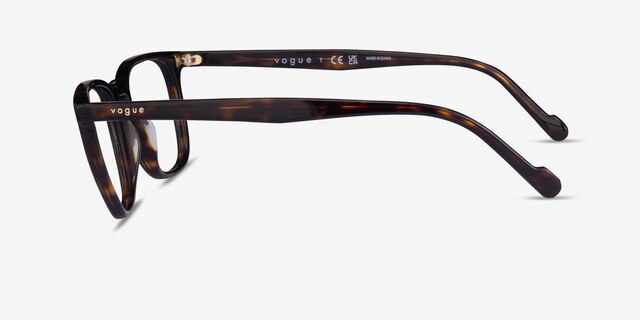 Vogue Eyewear VO5350 Dark Tortoise AcetateEyeglass Frames from EyeBuyDirect, Side View