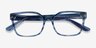 Vogue Eyewear VO5358 Striped Blue AcetateEyeglass Frames from EyeBuyDirect, Closed View
