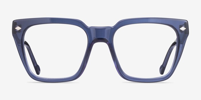 Vogue Eyewear VO5371 Transparent Blue Acetate Eyeglass Frames from EyeBuyDirect