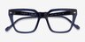 Vogue Eyewear VO5371 Transparent Blue AcetateEyeglass Frames from EyeBuyDirect, Closed View