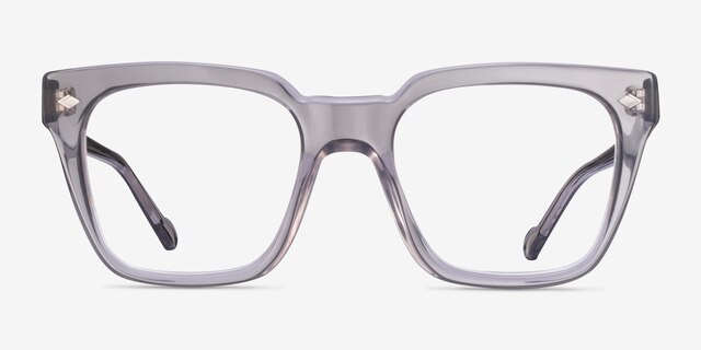 Vogue Eyewear VO5371 Transparent Gray AcetateEyeglass Frames from EyeBuyDirect, Front View