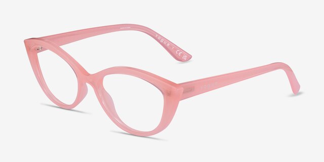 Vogue Eyewear VO5375 Rose PlastiqueMontures de lunettes de vue d'EyeBuyDirect, Vue d'Angle