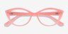 Vogue Eyewear VO5375 Rose PlastiqueMontures de lunettes de vue d'EyeBuyDirect, Vue Rapprochée