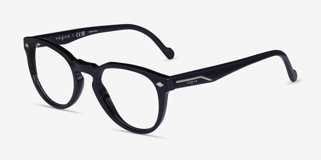 Vogue Eyewear VO5382 Black AcetateEyeglass Frames from EyeBuyDirect, Angle View