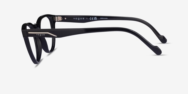 Vogue Eyewear VO5382 Black AcetateEyeglass Frames from EyeBuyDirect, Side View