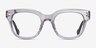 Vogue Eyewear VO5402 Transparent Gray AcetateEyeglass Frames from EyeBuyDirect, Front View