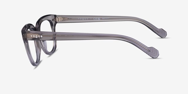 Vogue Eyewear VO5402 Transparent Gray AcetateEyeglass Frames from EyeBuyDirect, Side View