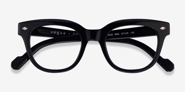 Vogue Eyewear VO5402 Black AcetateEyeglass Frames from EyeBuyDirect, Closed View