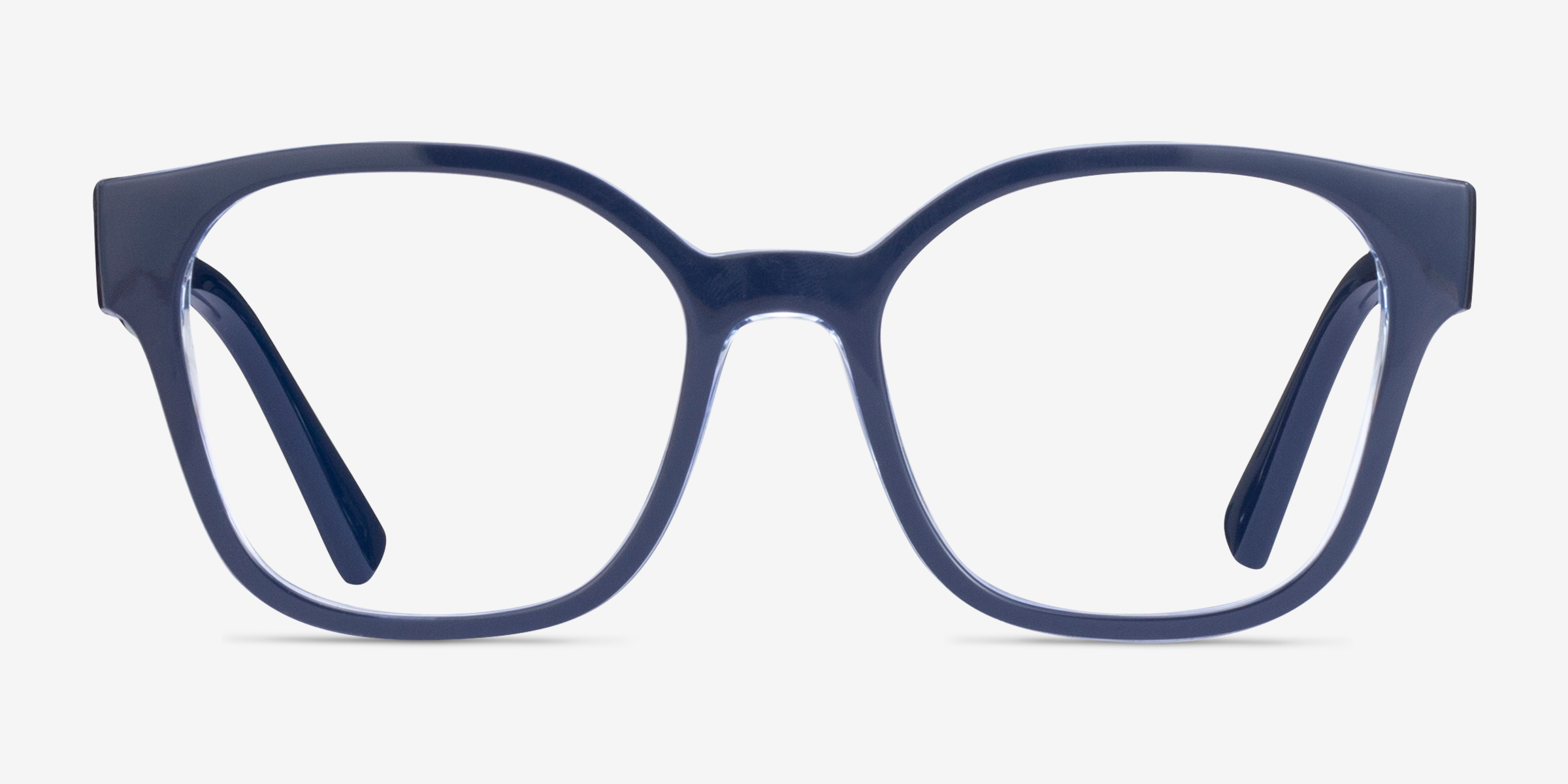 Vogue Eyewear VO5407 - Square Dark Blue Frame Eyeglasses | Eyebuydirect