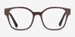 Vogue Eyewear VO5407 Brown Floral PlasticEyeglass Frames from EyeBuyDirect, Front View