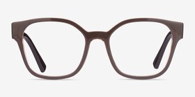 Vogue Eyewear VO5407 Brown Floral Plastique Montures de lunettes de vue d'EyeBuyDirect, Vue de Face