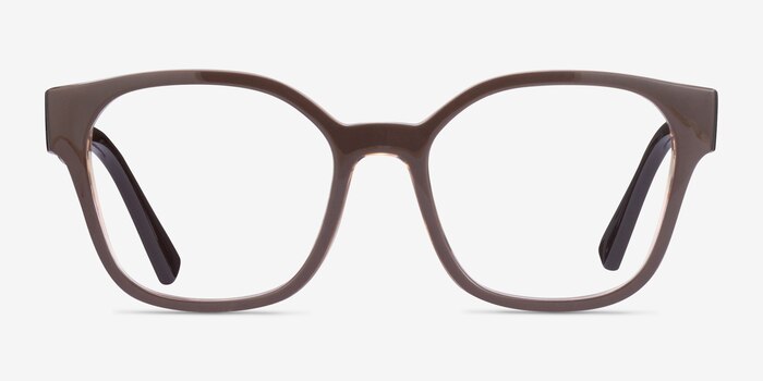 Vogue Eyewear VO5407 Brown Floral Plastic Eyeglass Frames from EyeBuyDirect