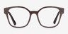 Vogue Eyewear VO5407 Brown Floral PlasticEyeglass Frames from EyeBuyDirect, Front View