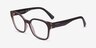Vogue Eyewear VO5407 Brown Floral PlasticEyeglass Frames from EyeBuyDirect, Angle View