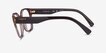 Vogue Eyewear VO5407 Brown Floral PlasticEyeglass Frames from EyeBuyDirect, Side View