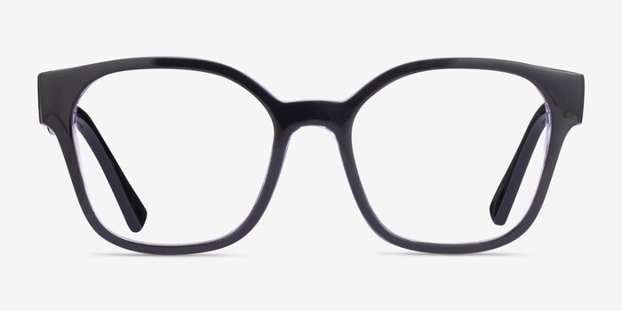 Vogue Eyewear VO5407 Black Purple Plastic Eyeglass Frames from EyeBuyDirect