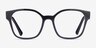 Vogue Eyewear VO5407 Black Purple PlasticEyeglass Frames from EyeBuyDirect, Front View