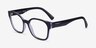 Vogue Eyewear VO5407 Black Purple PlasticEyeglass Frames from EyeBuyDirect, Angle View