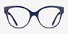 Vogue Eyewear VO5421 Dark Blue PlasticEyeglass Frames from EyeBuyDirect, Front View
