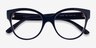 Vogue Eyewear VO5421 Dark Blue PlasticEyeglass Frames from EyeBuyDirect, Closed View